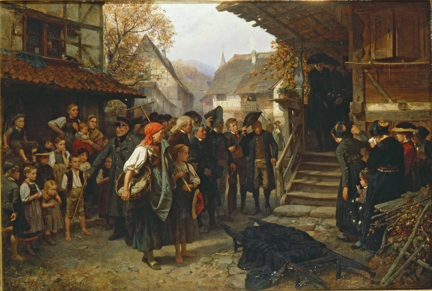 Sepoltura in campagna, 1871